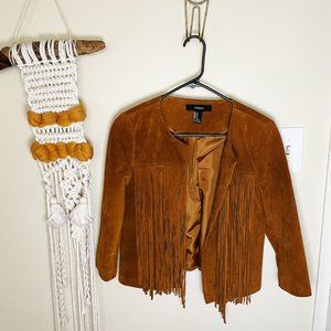 Forever 21 fringe jacket